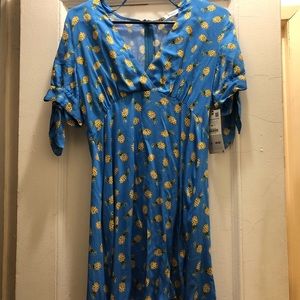 NWT Zara sundress with pineapples.